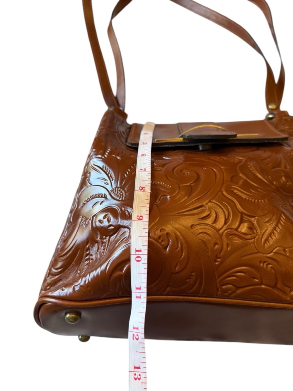 Patricia Nash NEW Women's LARONE Shoulder Bag Leather Florence $269 Western Boho - Picture 12 of 15